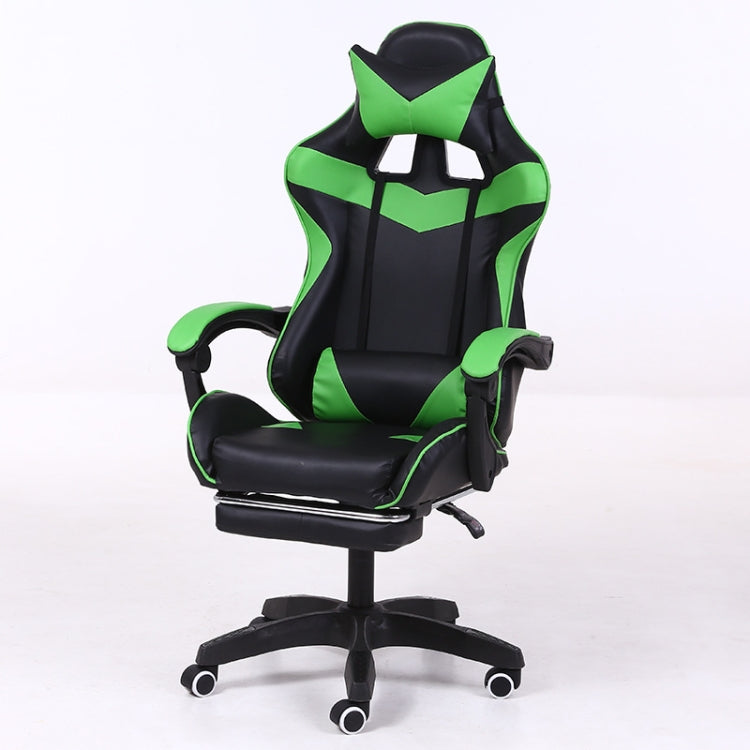 Computer Office Chair Home Gaming Chair Lifted Rotating Lounge Chair with Footrest / Nylon Feet, With Footrest / Nylon Feet (Black), With Footrest / Nylon Feet (Green), With Footrest / Nylon Feet (Gold), With Footrest / Nylon Feet (Blue)