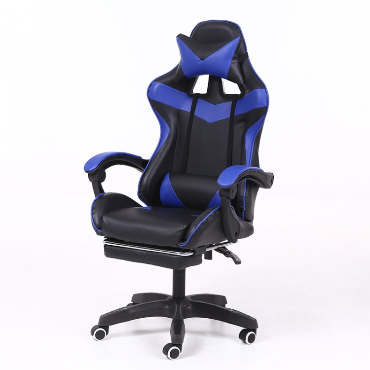 Computer Office Chair Home Gaming Chair Lifted Rotating Lounge Chair with Footrest / Nylon Feet, With Footrest / Nylon Feet (Black), With Footrest / Nylon Feet (Green), With Footrest / Nylon Feet (Gold), With Footrest / Nylon Feet (Blue)