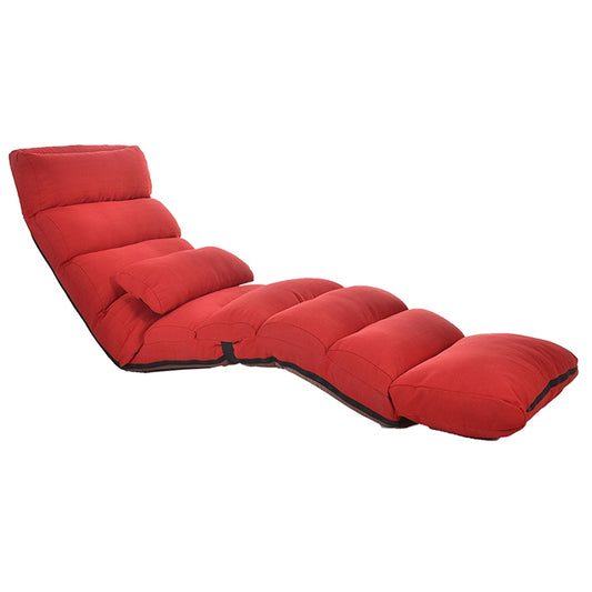 C1 Lazy Couch Tatami Foldable Single Recliner Bay Window Creative Leisure Floor Chair, Size:205x56x20cm, 205x56x20cm (Red), 205x56x20cm (Purple), 205x56x20cm (Lake Blue), 205x56x20cm (Khaki), 205x56x20cm (Green), 205x56x20cm (Dark Coffee)