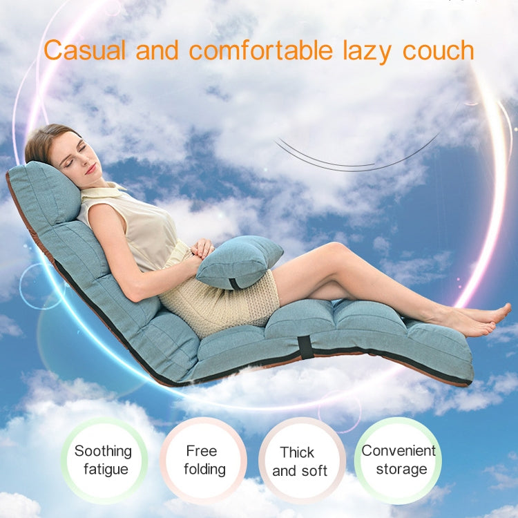 C1 Lazy Couch Tatami Foldable Single Recliner Bay Window Creative Leisure Floor Chair, Size: 175x56x20cm, 175x56x20cm (Rose Red), 175x56x20cm (Red), 175x56x20cm (Purple), 175x56x20cm (Lake Blue), 175x56x20cm (Khaki), 175x56x20cm (Green)