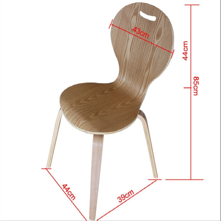 Nordic Style Walnut Office Chair High Bar Table Chair Tea Shop Cafe Lounge Chair, Cafe Lounge Chair